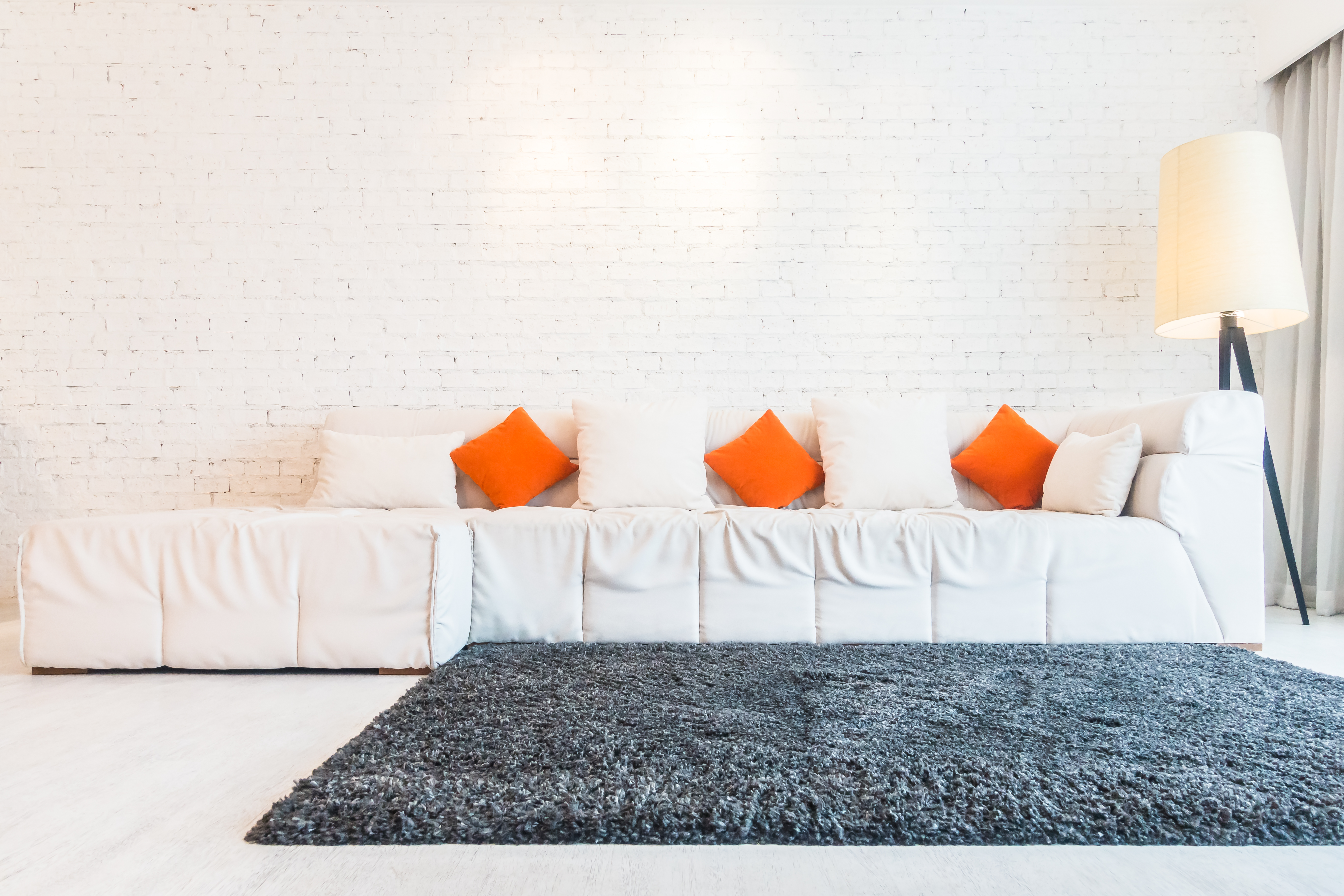 Pillow on sofa